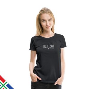 Tiet zat shirt voor dames.