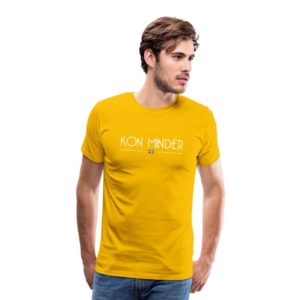 kon minder t-shirt heren groningerplaza geel