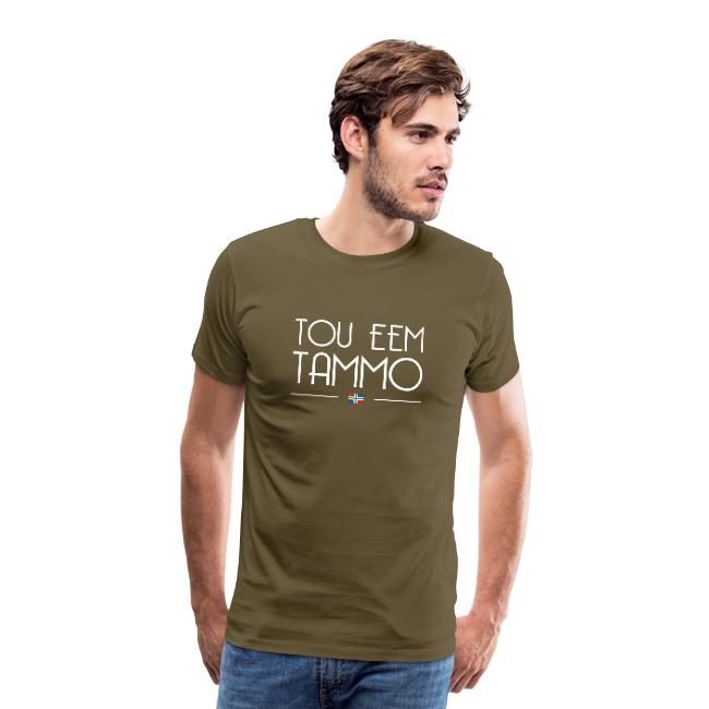 tou eem tammo t-shirt mannen bruin van groningerplaza