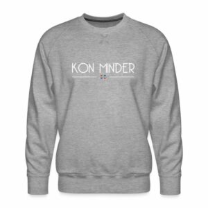 Kon minder sweater uit Groningen GroningerPlaza mannen grijs