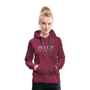 Moi eem groningse hoodie dames groningerplaza bordeau